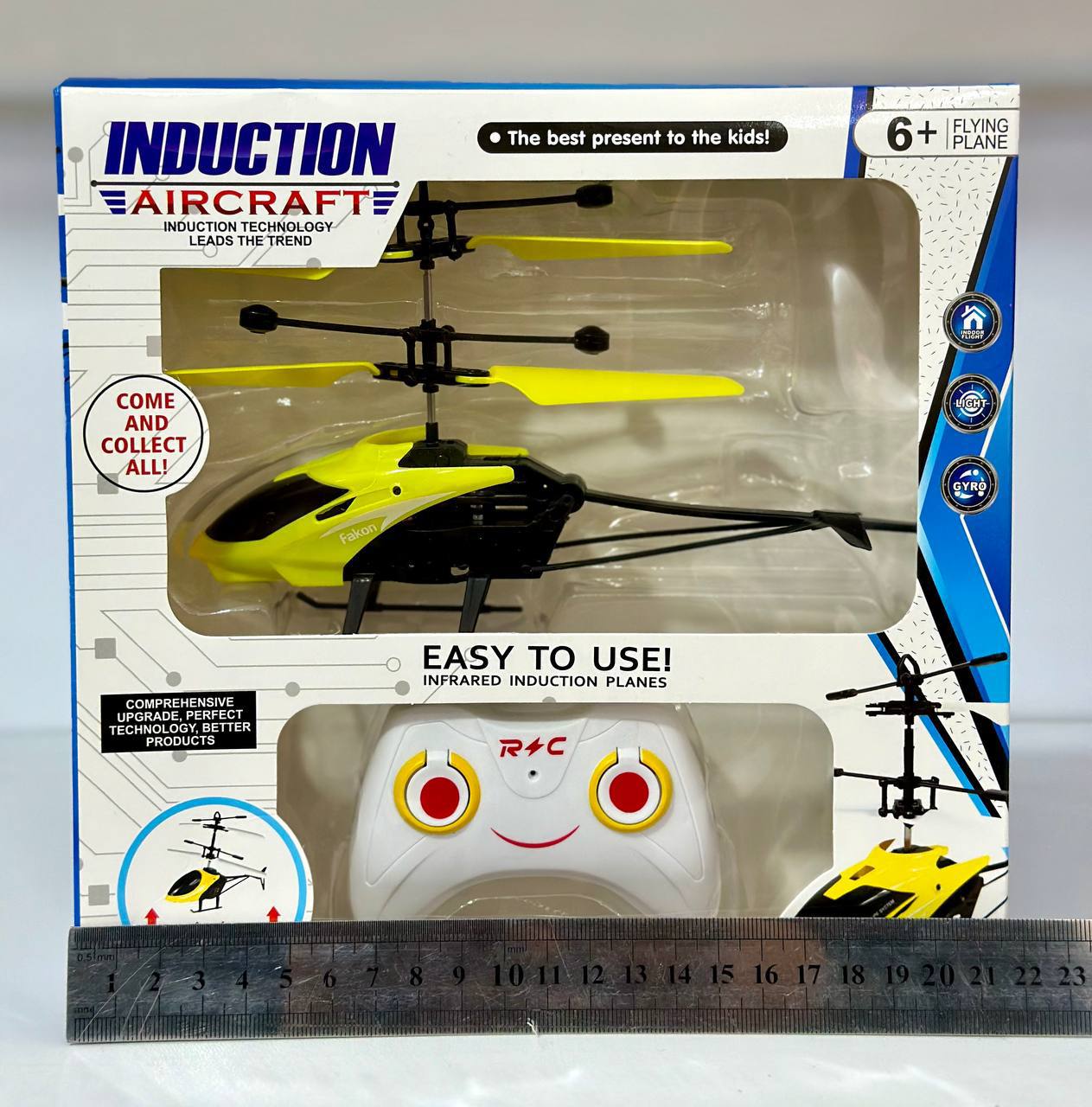 هلیکوپتر کنترلی سنسوری مدل Induction Aircraft | اسباب بازی پرواز هوشمند کودک