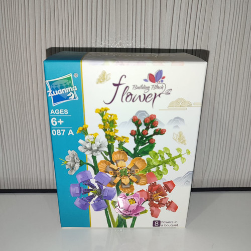 لگو ساختنی گلهای تزئینی Flower Bouquet | پازل سهبعدی و ساختنی خلاقانه کودک