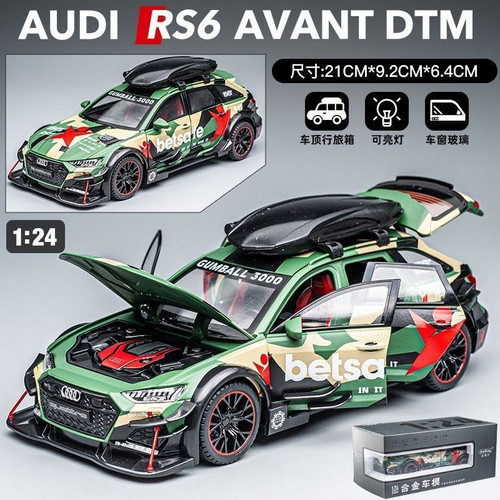 ماکت فلزی آئودی RS6 Avant DTM مدل Betsafe Camo مقیاس 1:24