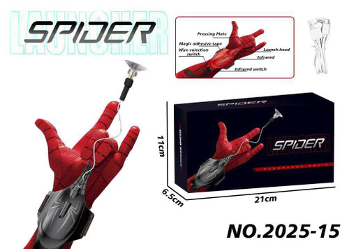 دستکش پرتاب تار مرد عنکبوتی مدل Spider Launcher شارژی