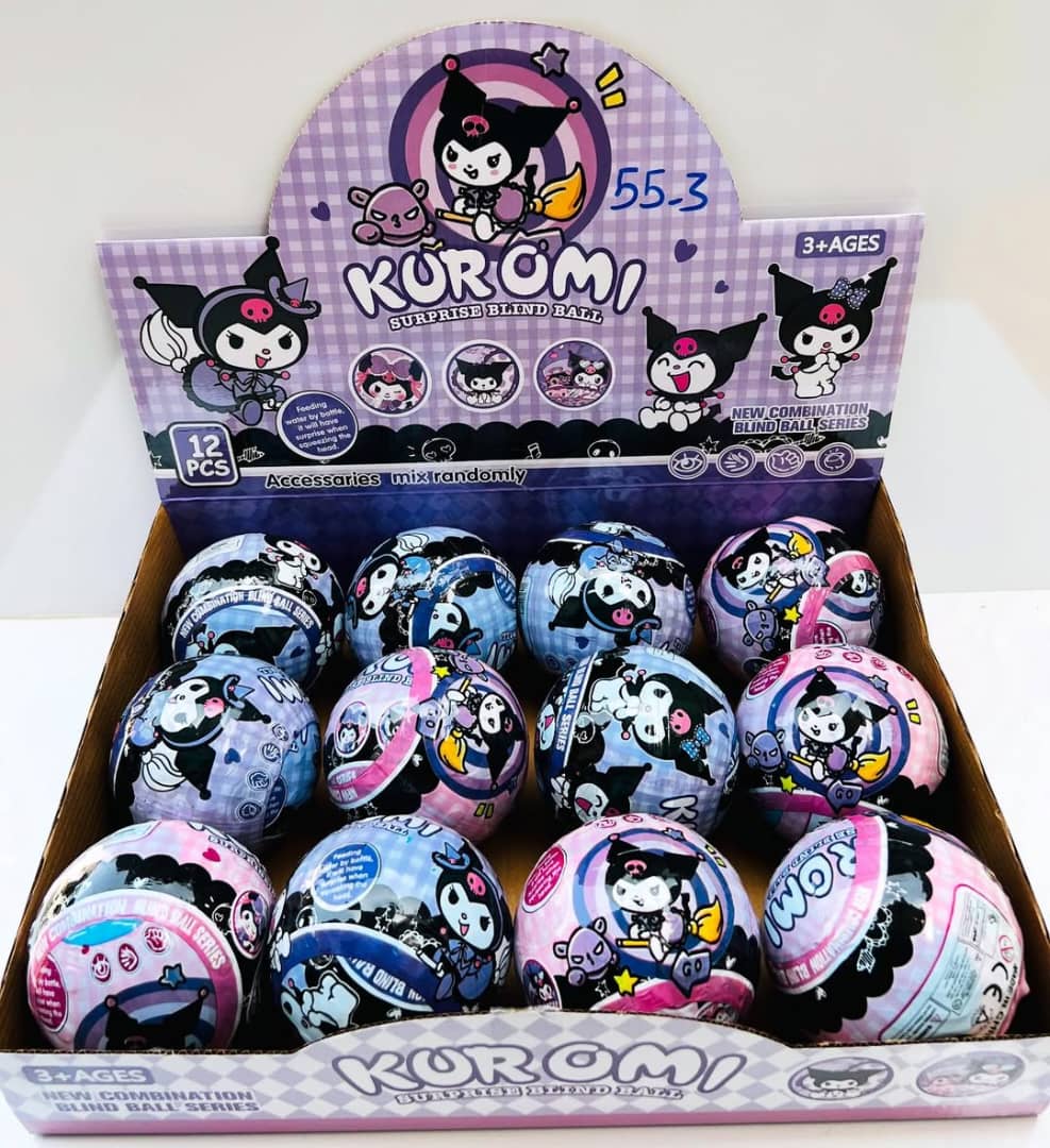 توپ سورپرایزی کورومی (Kuromi Surprise Blind Ball) همراه اکسسوری